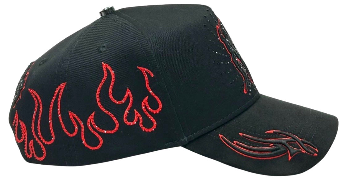 GORRA NY RED FIRE CRYSTAL