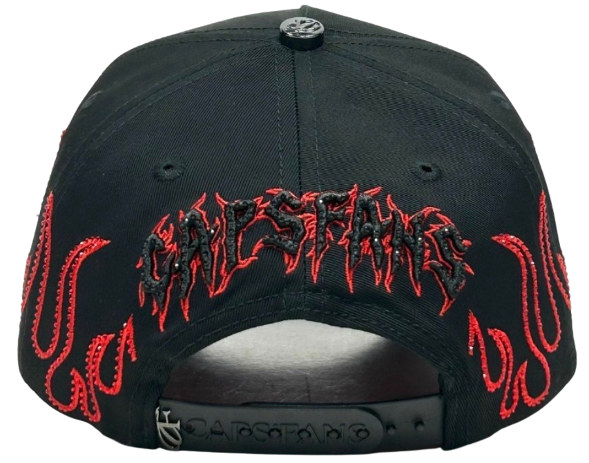 GORRA NY RED FIRE CRYSTAL