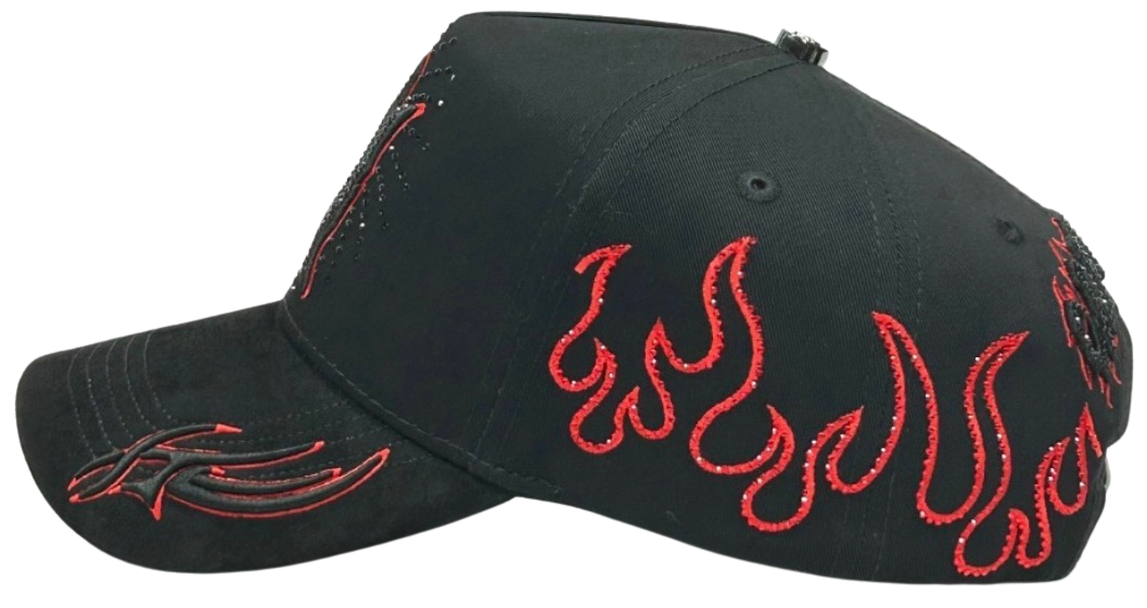 GORRA NY RED FIRE CRYSTAL