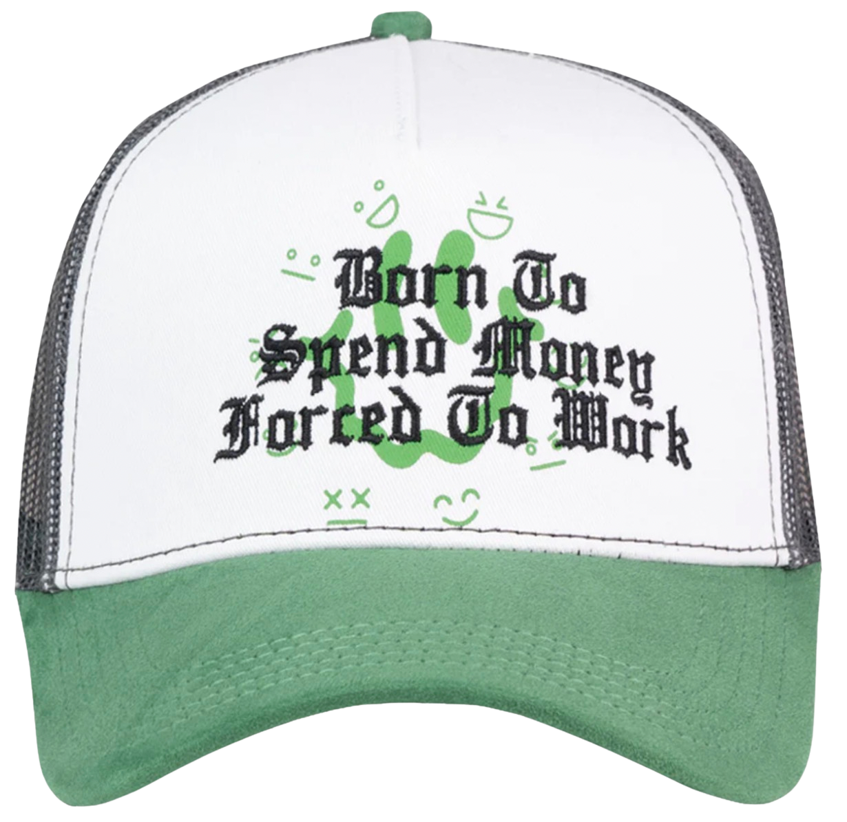 SPEND MONEY WHITE GREEN
