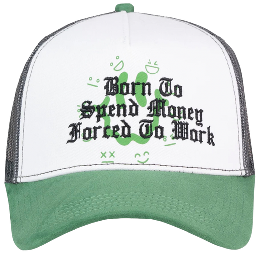 SPEND MONEY WHITE GREEN