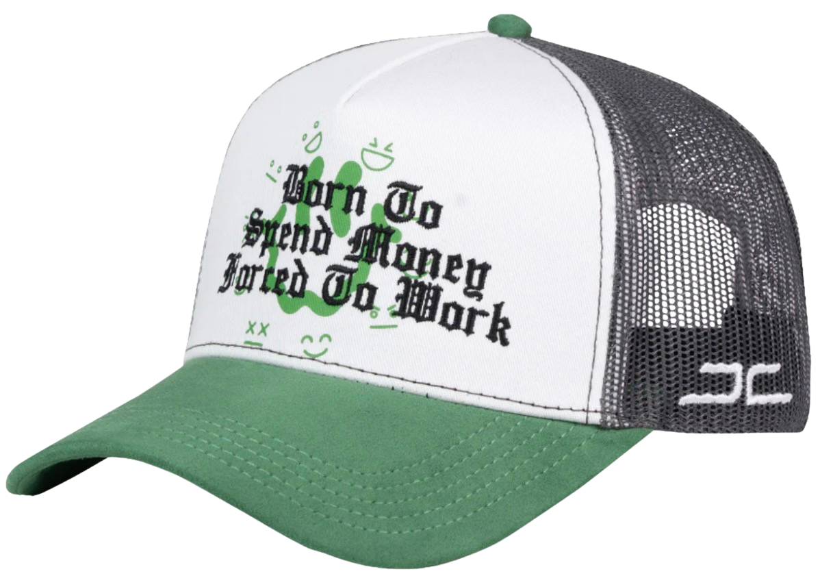 SPEND MONEY WHITE GREEN